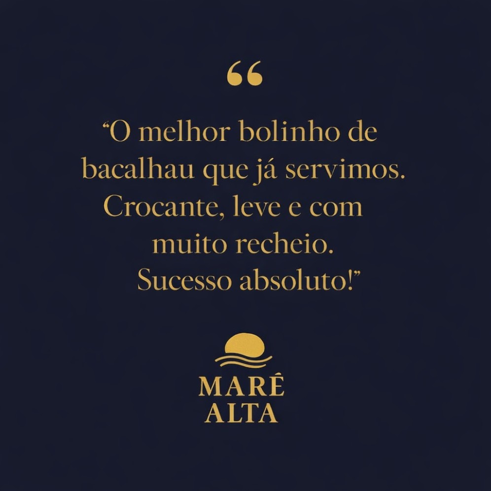 Porção de bolinhos de bacalhau