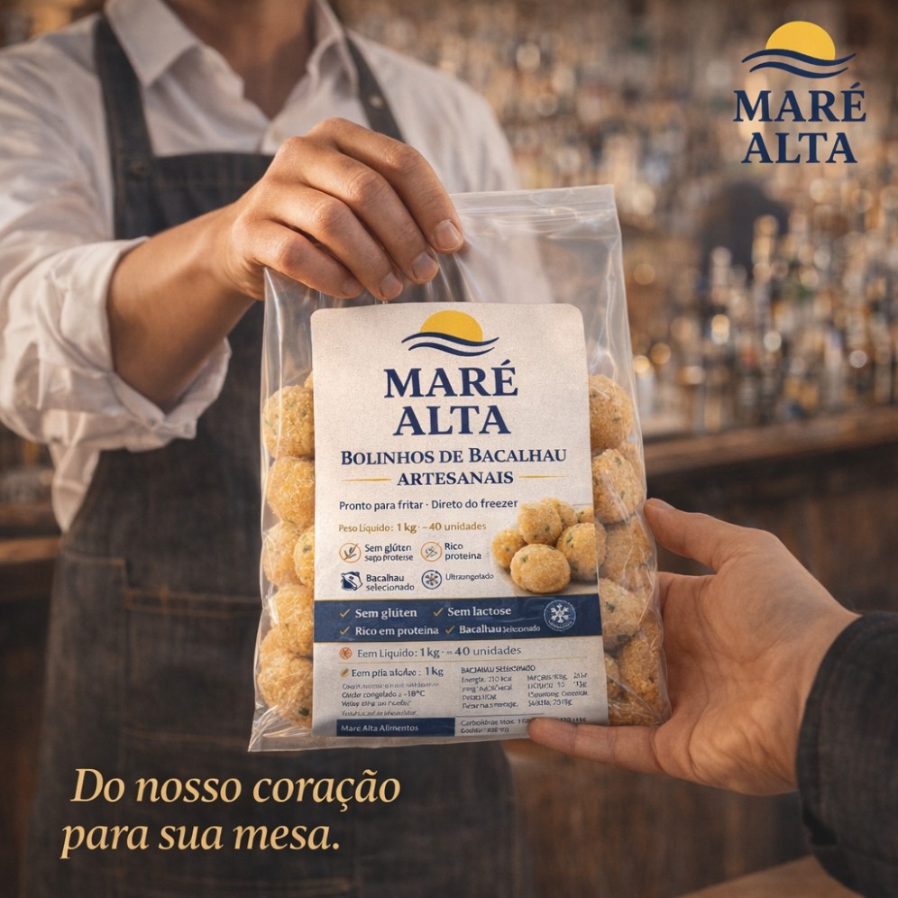 Bolinhos de bacalhau crocantes por fora